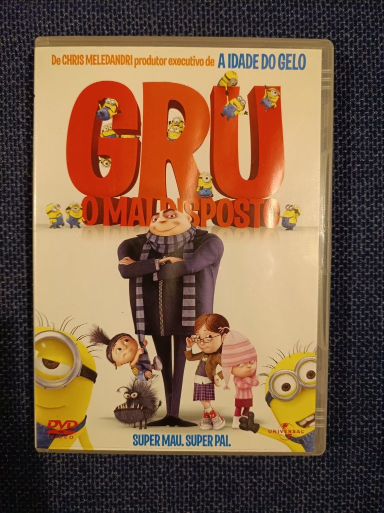 DVD do filme "Gru, o Maldisposto" (portes grátis)