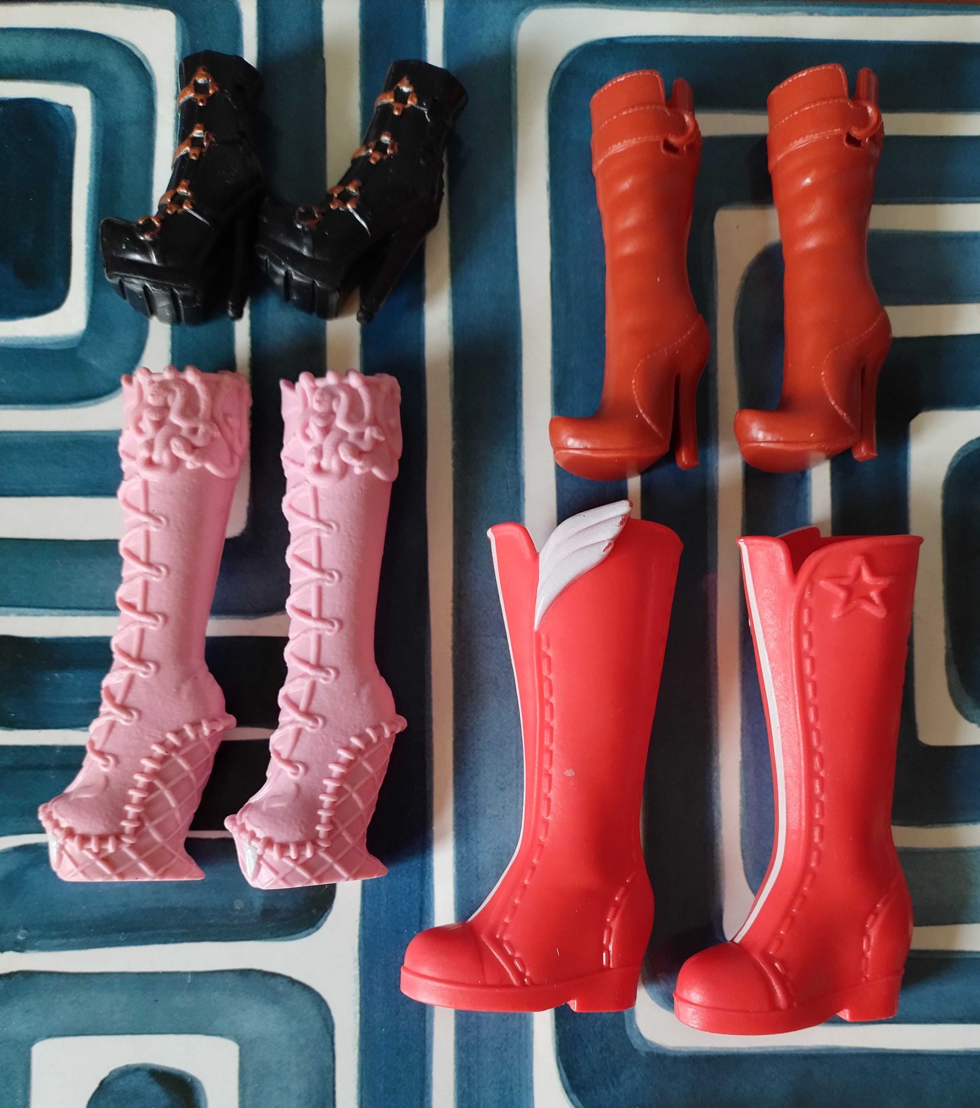 Buty buciki dla lalek lalki Monster High Bratz Barbie Wonder Woman