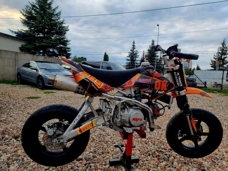 Pit Bike KAYO MRF 140SM Supermoto 09/2021r, super stan, torówka, slik
