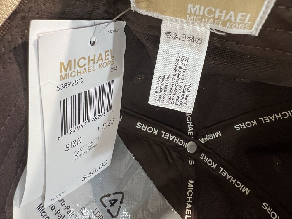 Czapka z daszkiem MICHAEL KORS 538928C nowa metki Unisex Bejsbolówka