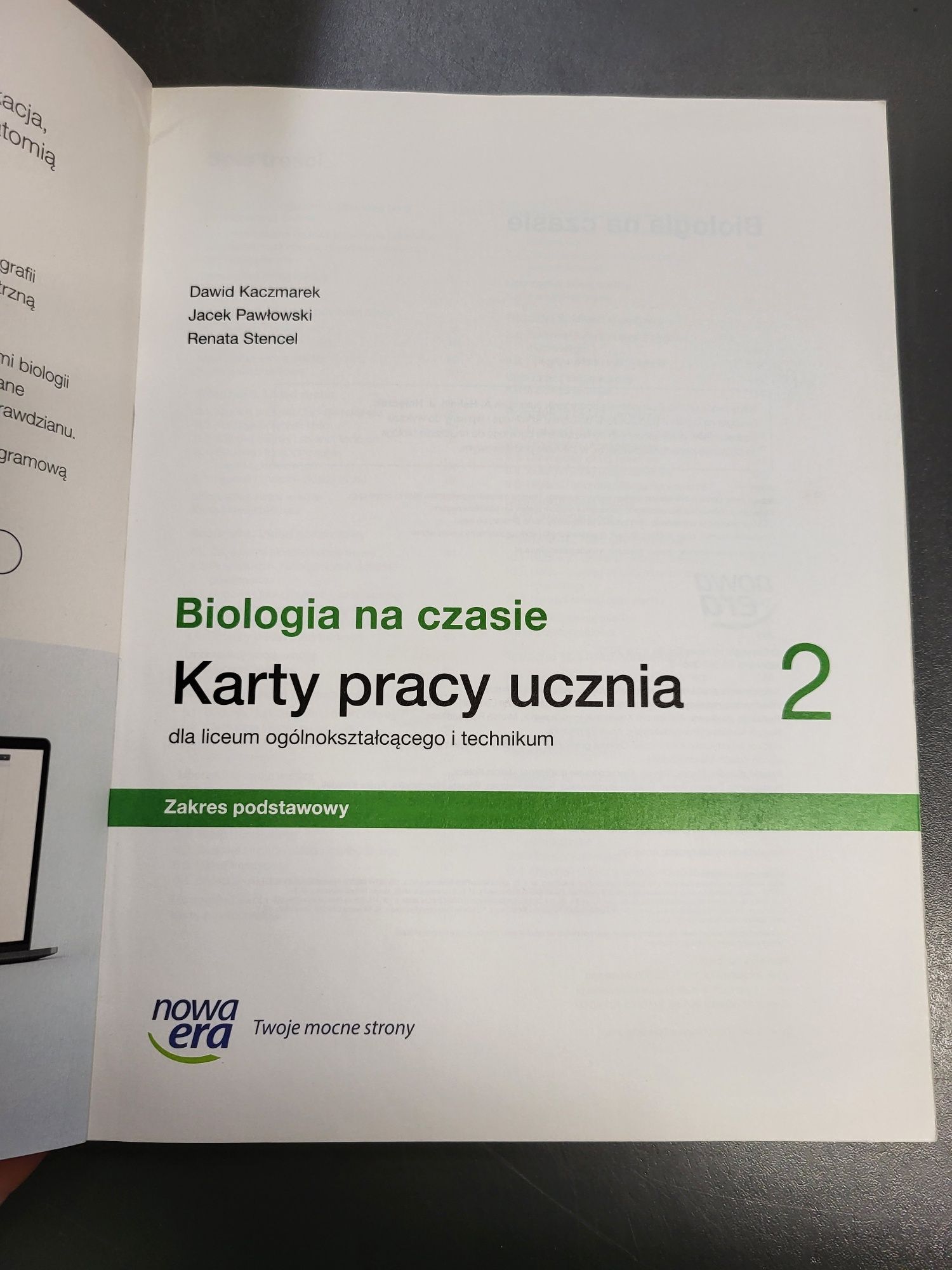 Biologia na czasie karty pracy ucznia 2