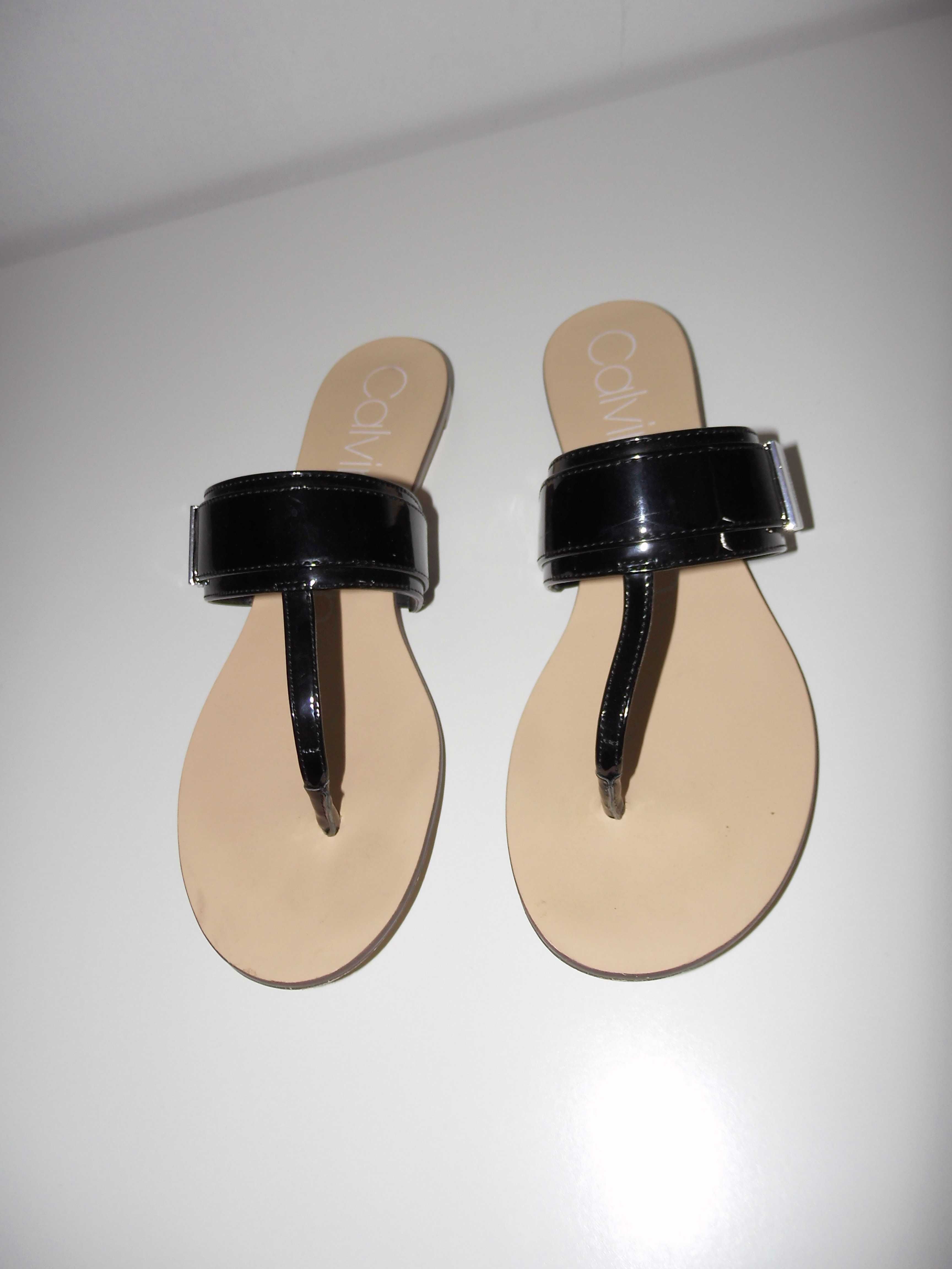 Calvin Klein Klapki Japonki Skóra 39