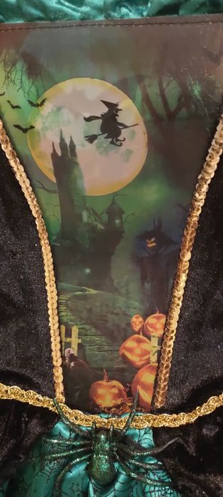 Strój czarownicy, Halloween, karnawałrozmiar 110-116