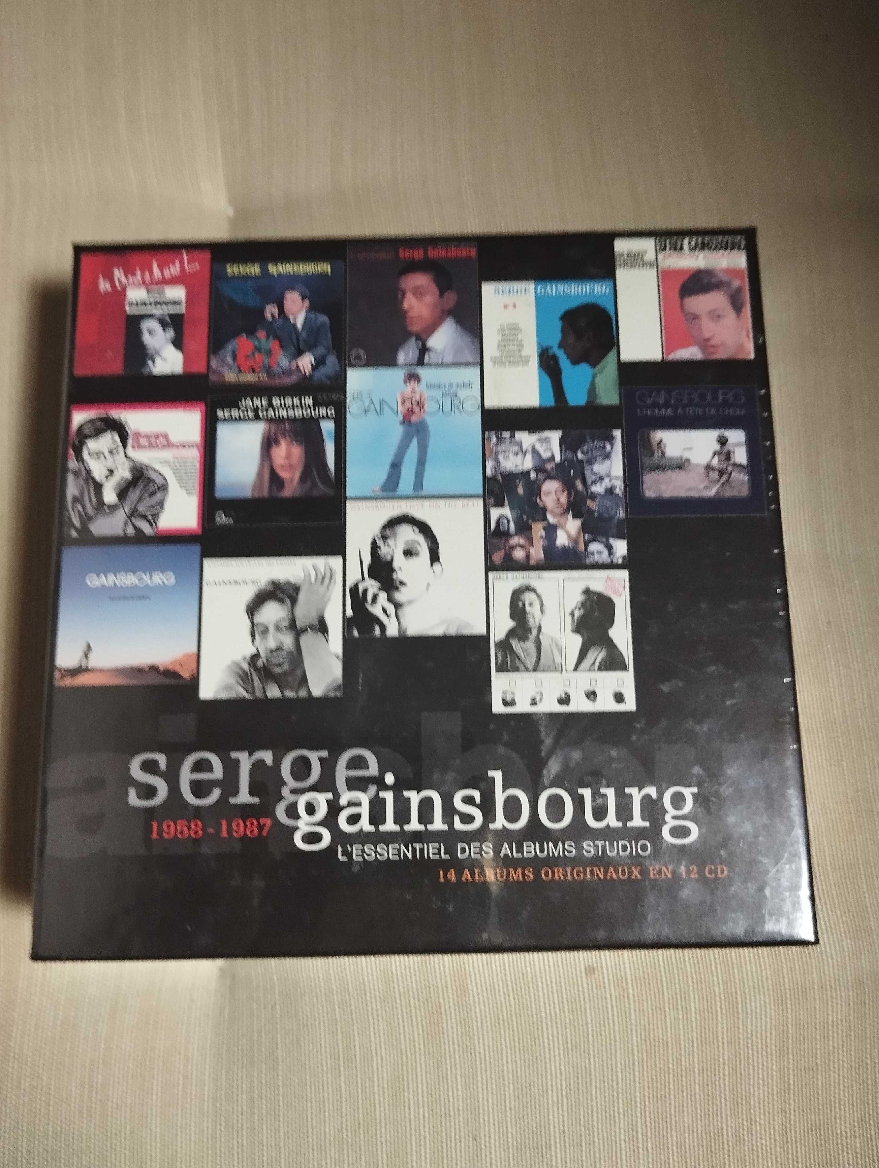 Serge Gainsbourg 14 oryginalnych Albumow na 12 CD folia