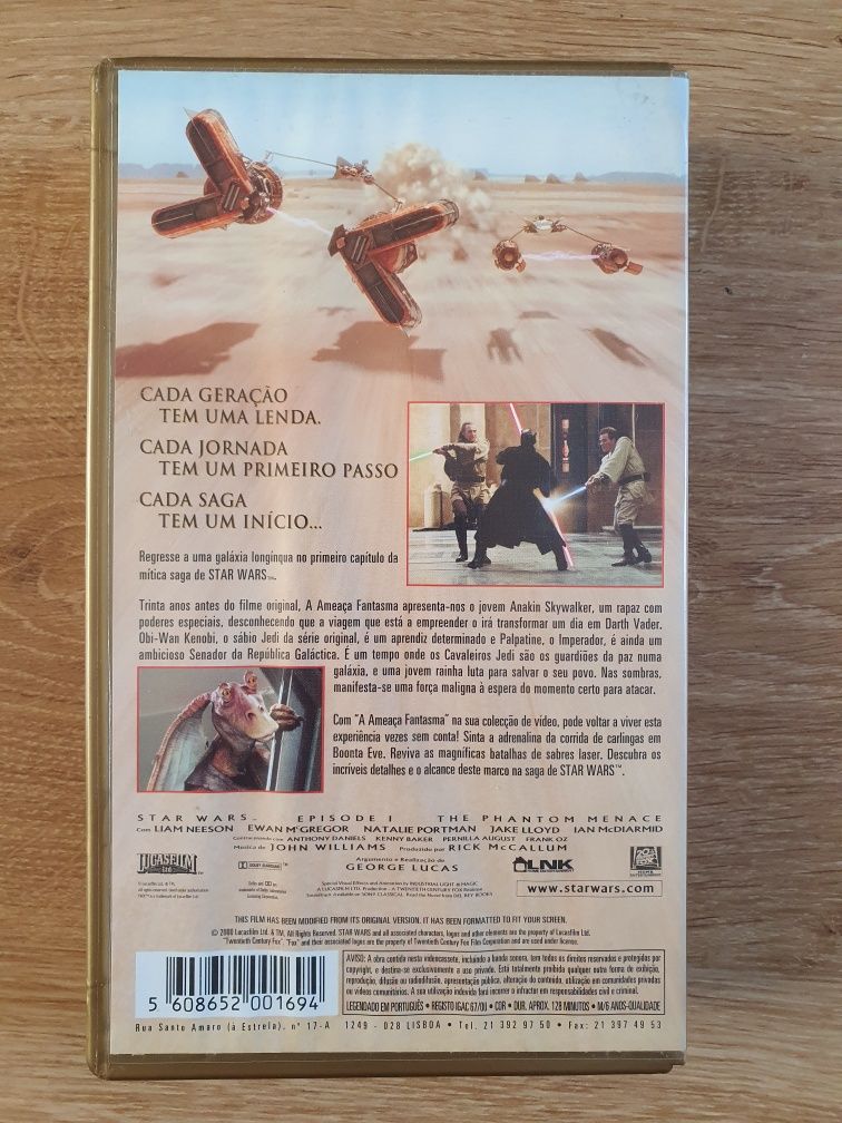 Star Wars: Episódio 1 - A Ameaça Fantasma (VHS)