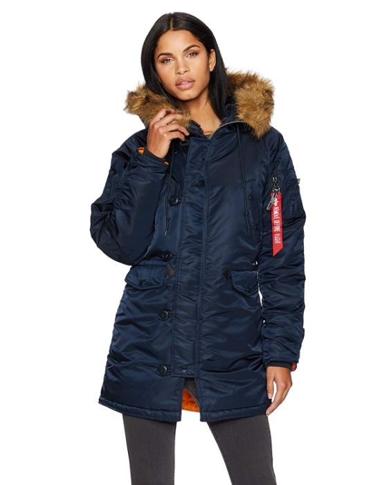 Зимняя женская куртка аляска N-3B W Parka Alpha Industries, USA