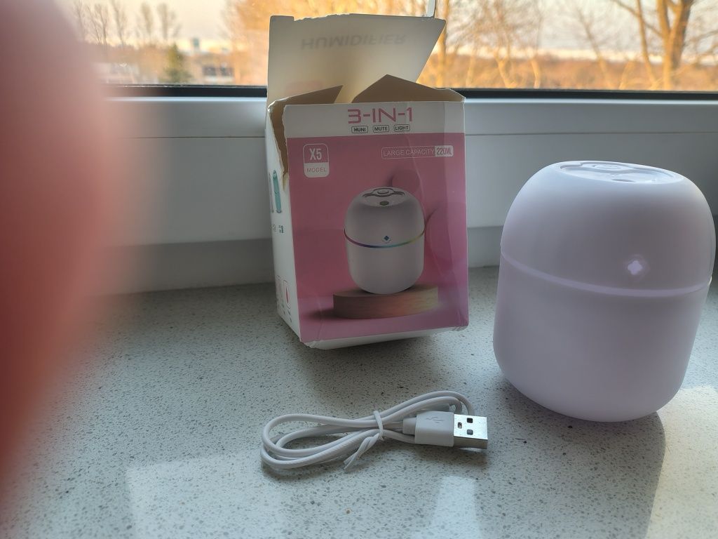 3w1 Nawilżacz Powietrza/Dyfuzor 220 ml Nowy