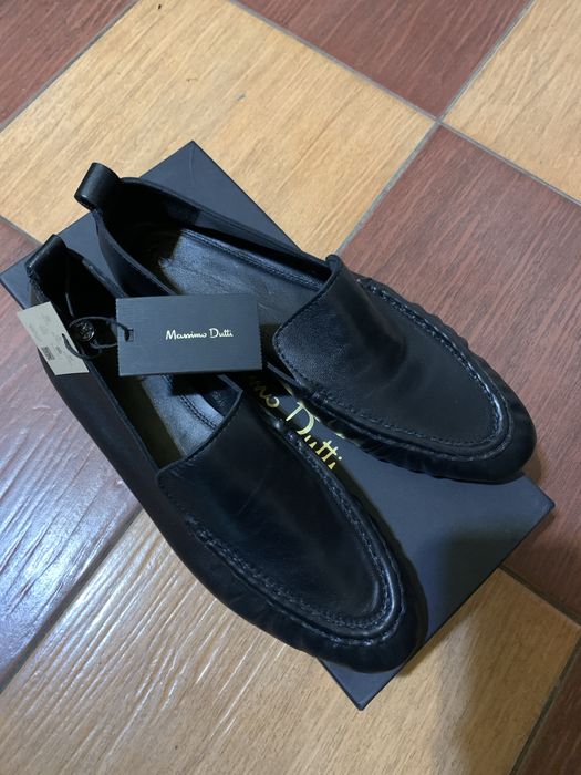 Шкіряні мокасини Massimo Dutti, оригінал