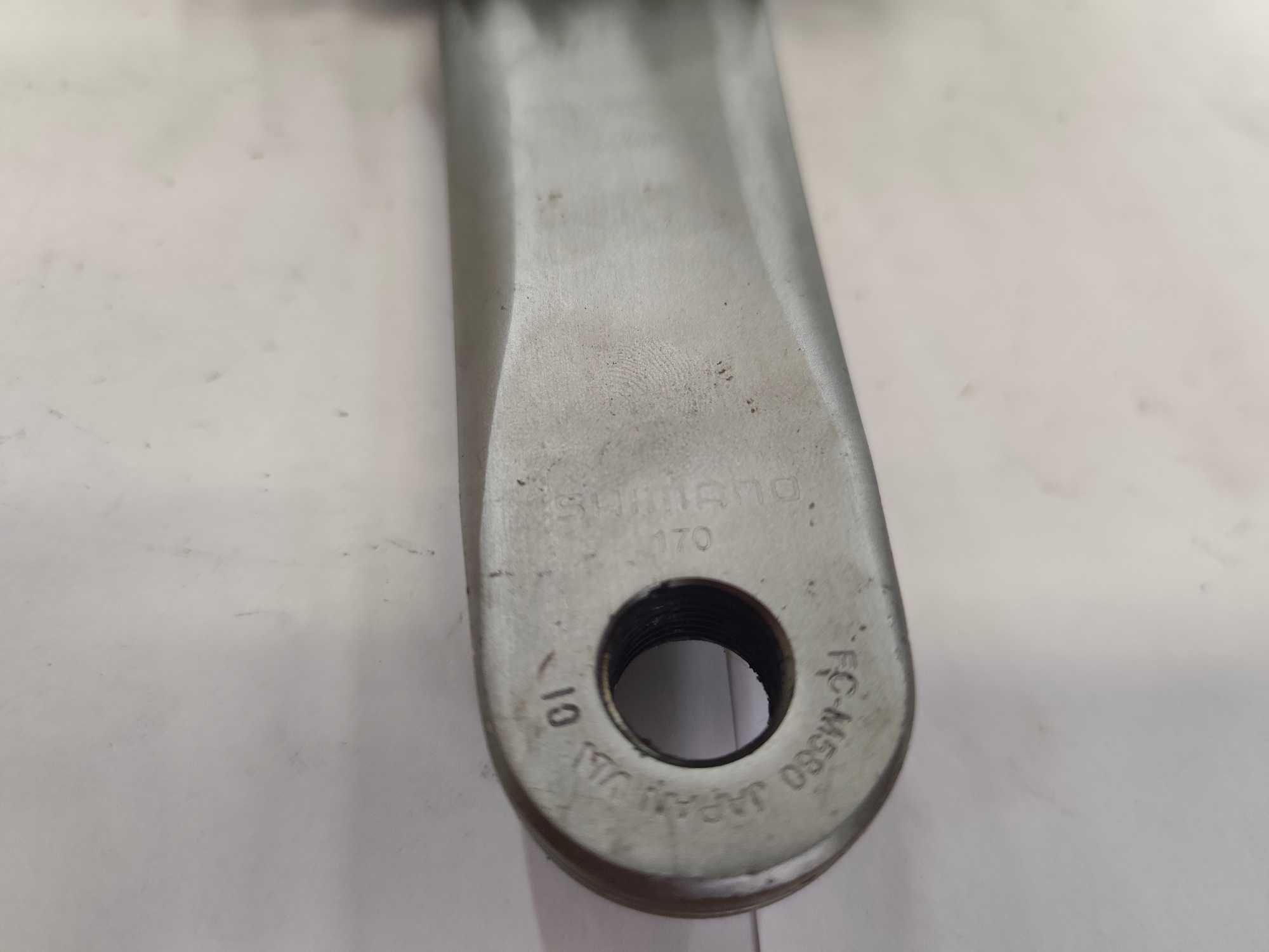 Korba Shimano LX FC-M580, 170mm retro mtb hollowtech II