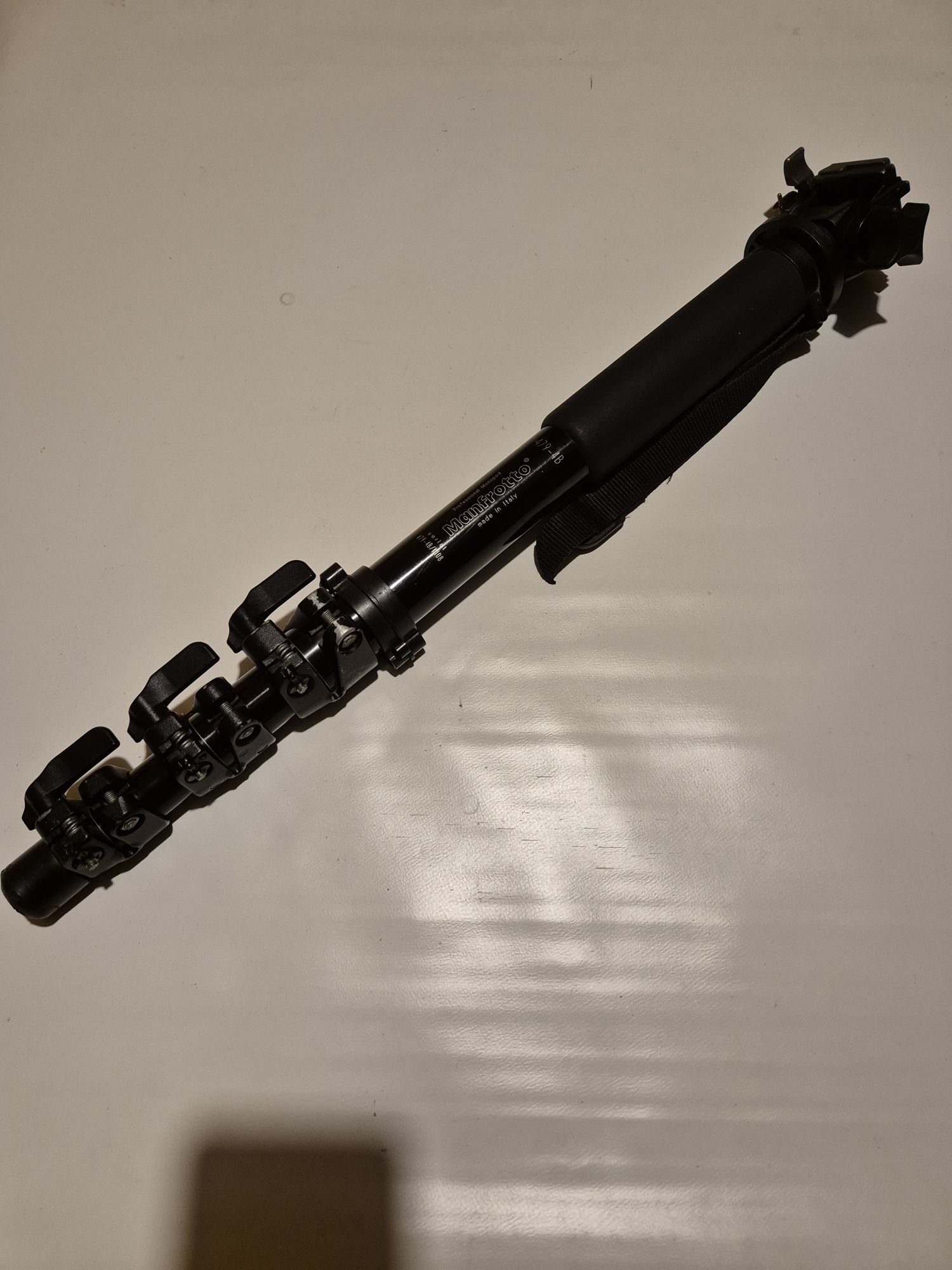 Monopod Manfrotto 479-4B + Manfrotto 234RC + płytka 200PL