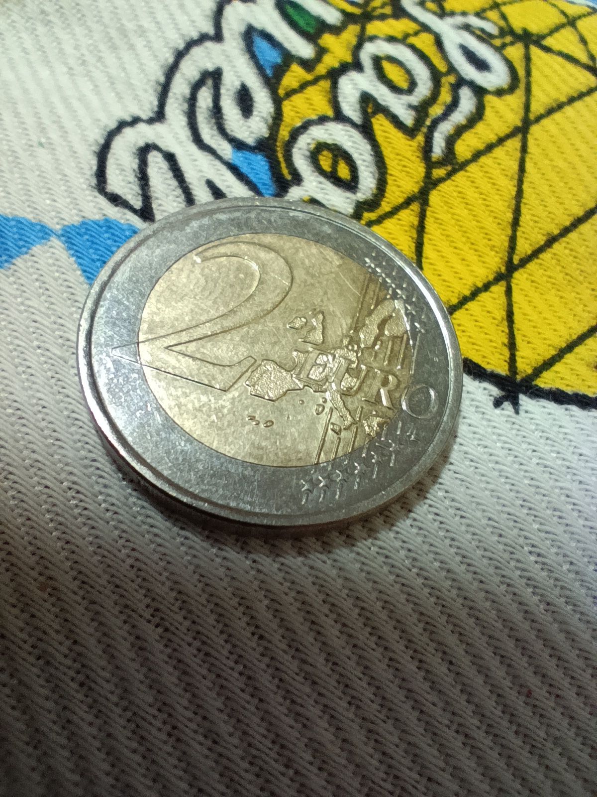 Moeda 2 Euros Grécia 2002 com S