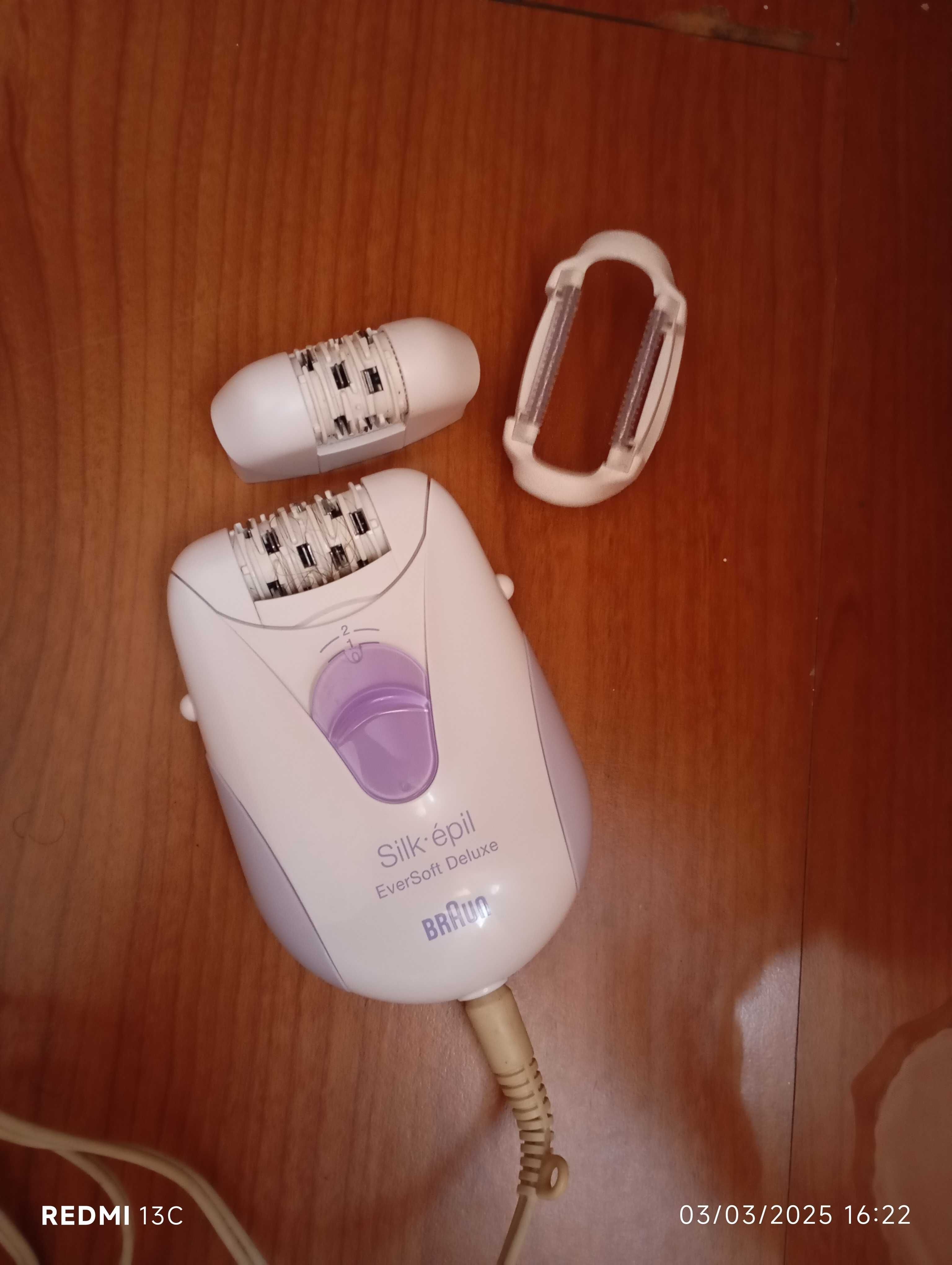 Depiladora com acessórios