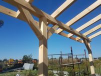 Altana Wiata Garażowa Carport 360 x 560 cm jednospadowa
