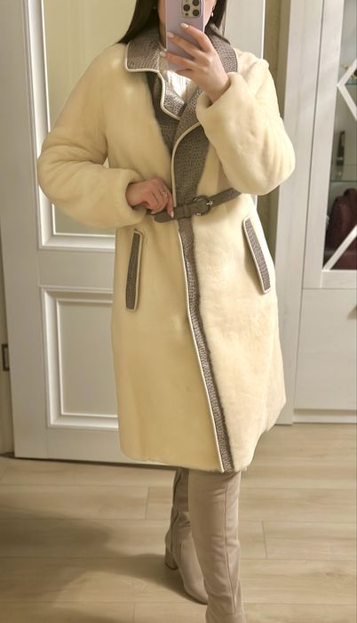 Натуральна дублянка з овчини