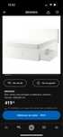 Cama IKEA Brimnes com gavetas e cabeceira