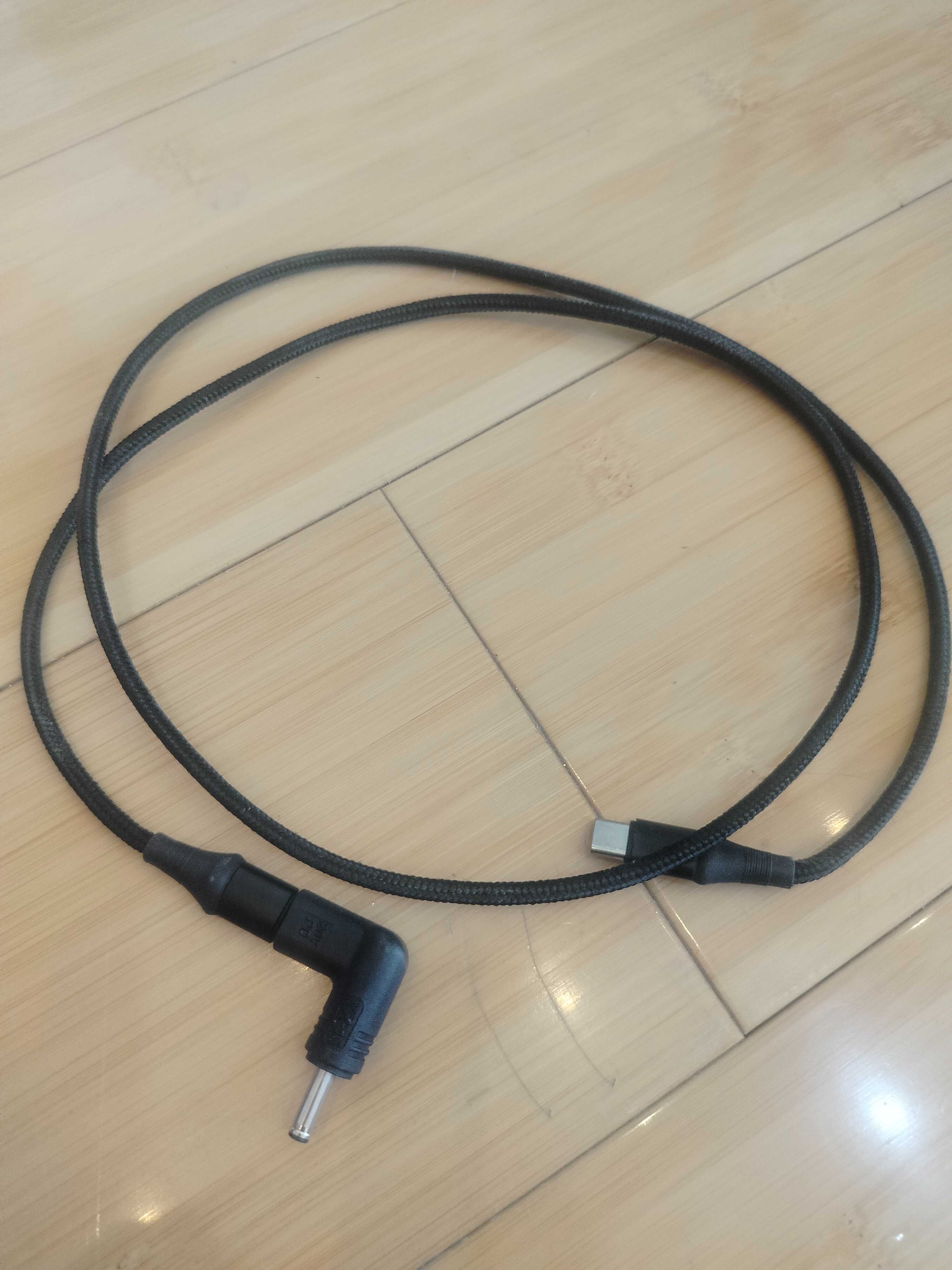 Кабель питания от Power банка в ноутбук USB Type C