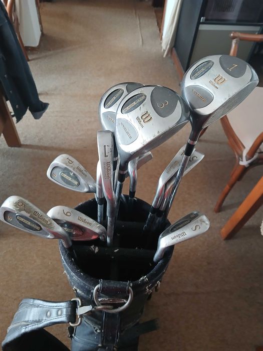 Conjunto completo de tacos de Golf com mala