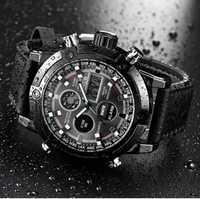 Мужские наручные военные часы Армійські чоловічі годинники чорні