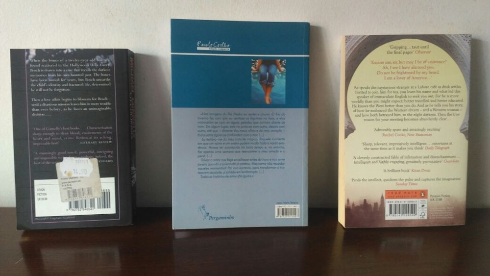 3 Livros Internacionais - City Bones / Rio Piedra / Reluctant Fundamen