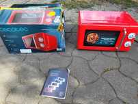 Nowa mikrofalówka Cecotec ProClean 3110 Retro Czerwona z grillem 700w