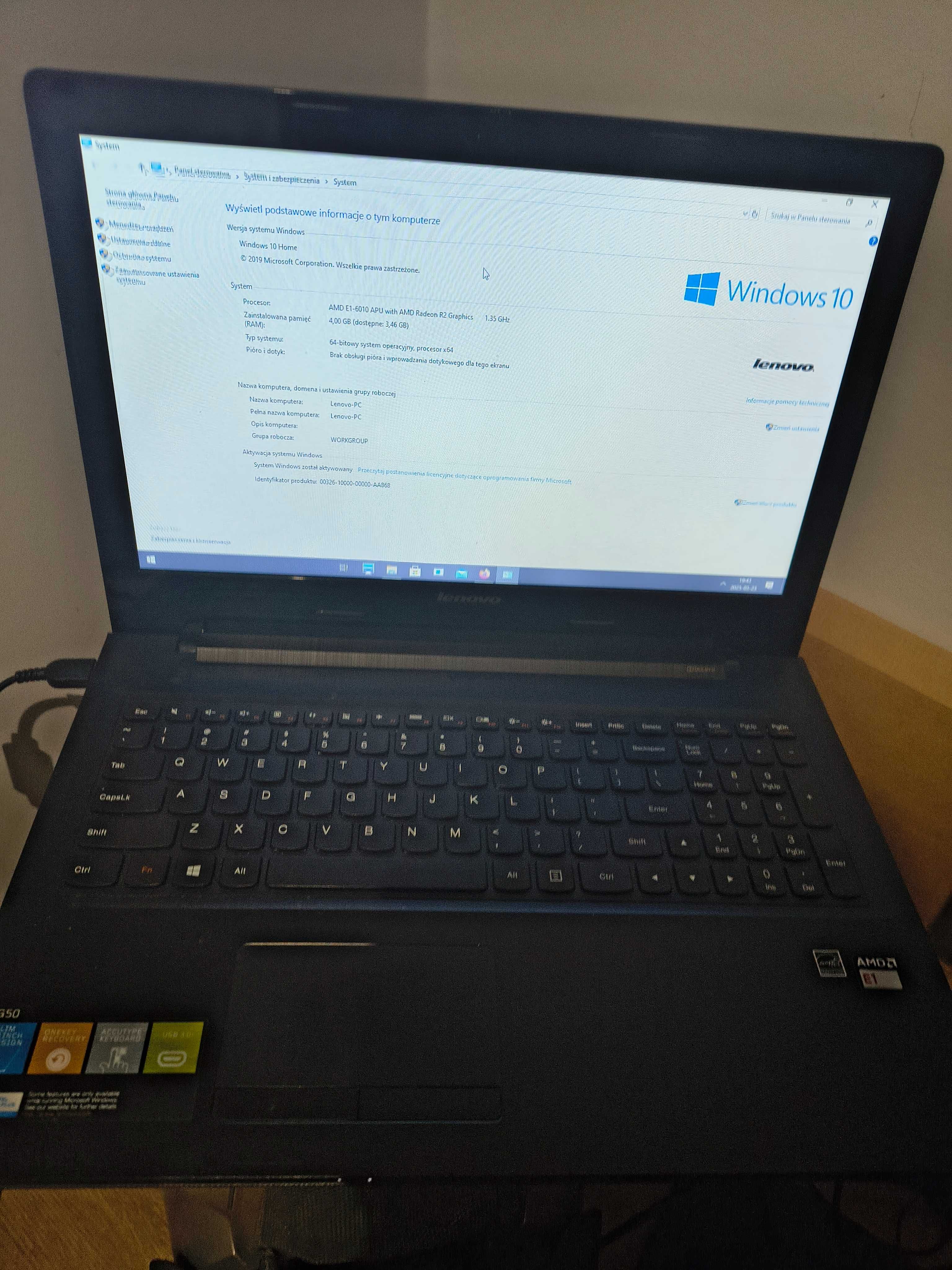 Laptop Lenovo g50