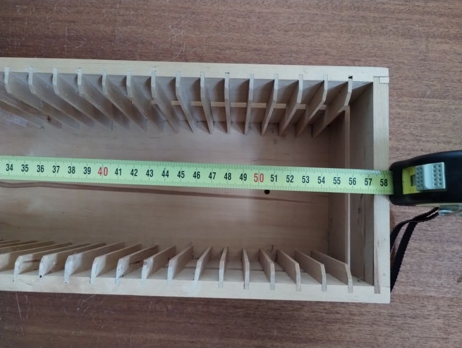 Organizador Cds madeira pinho