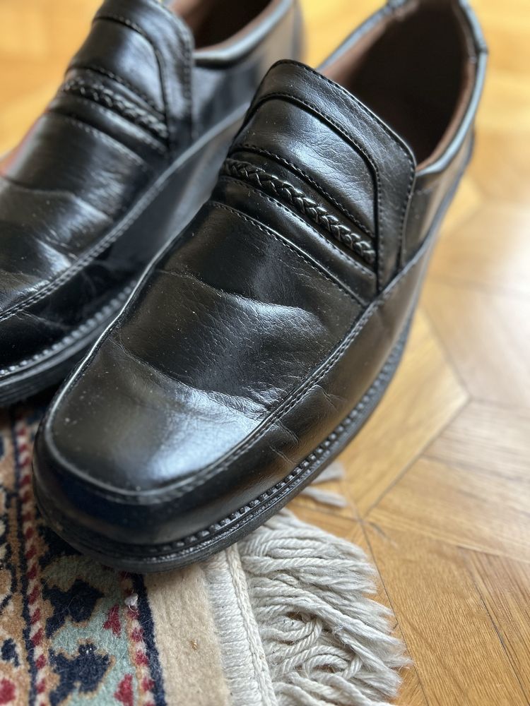 Buty mokasyny czarne