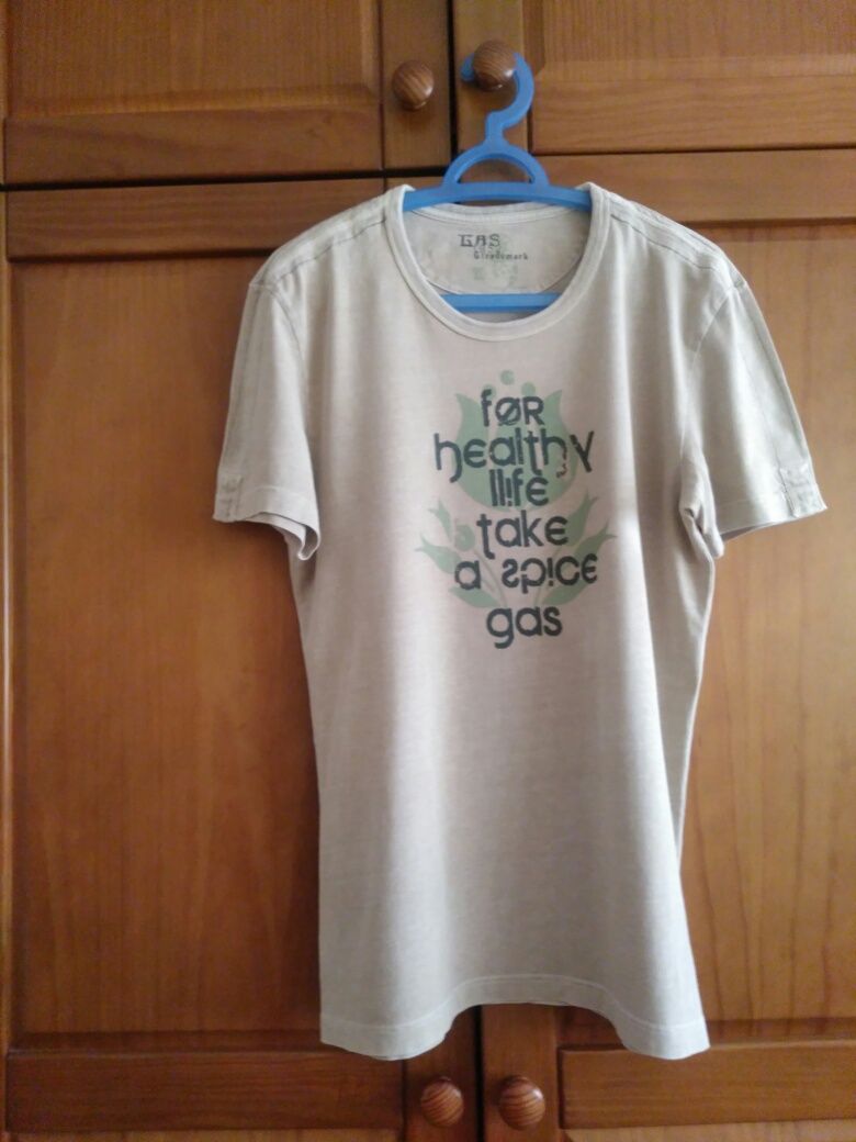 T-shirt bege GAS