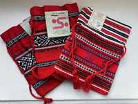 Текстильный мешочек, сумочка для мелочей в этно-стиле (бохо, хиппи)