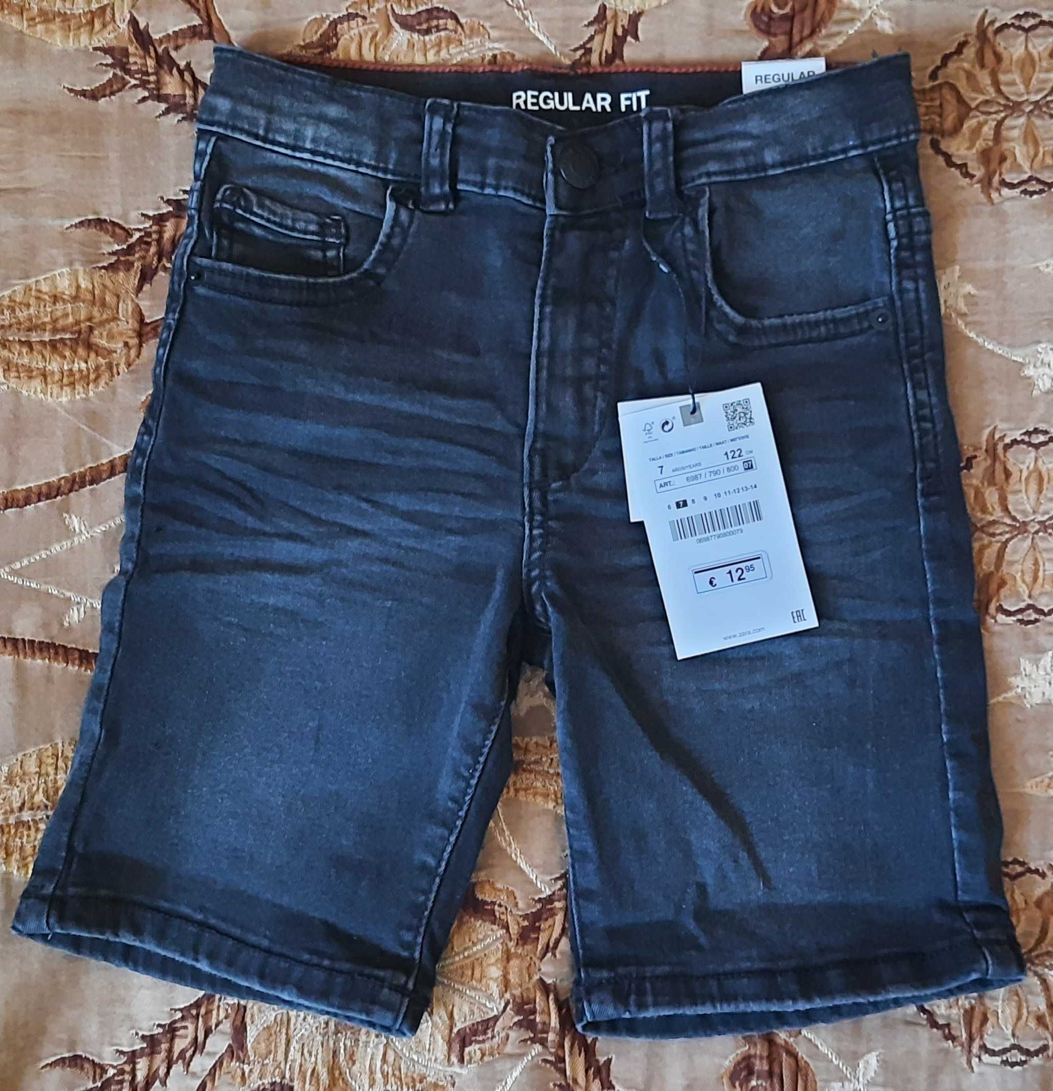Новые стильные джинсовые шорты p.7лет. Zara Оригинал!