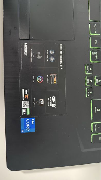 Ноутбук ASUS TUF Gaming F17