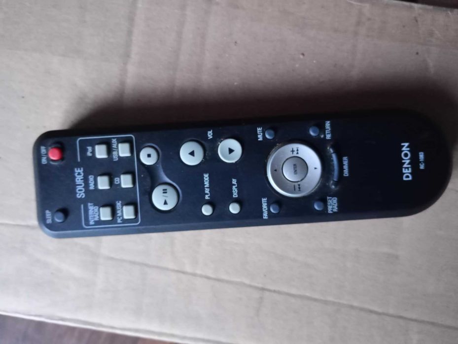 Amplituner z CD radio internetowe Denon S 52 z oryginalnym pilotem