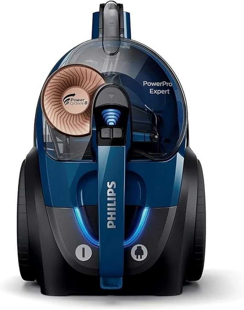 пилосос Компактний FC9745/09 без мішка Philips PowerPro, синій/чорний