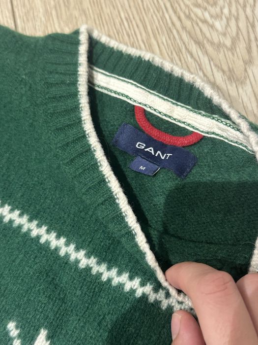 Светр gant шерсть 100% вовна ягняти