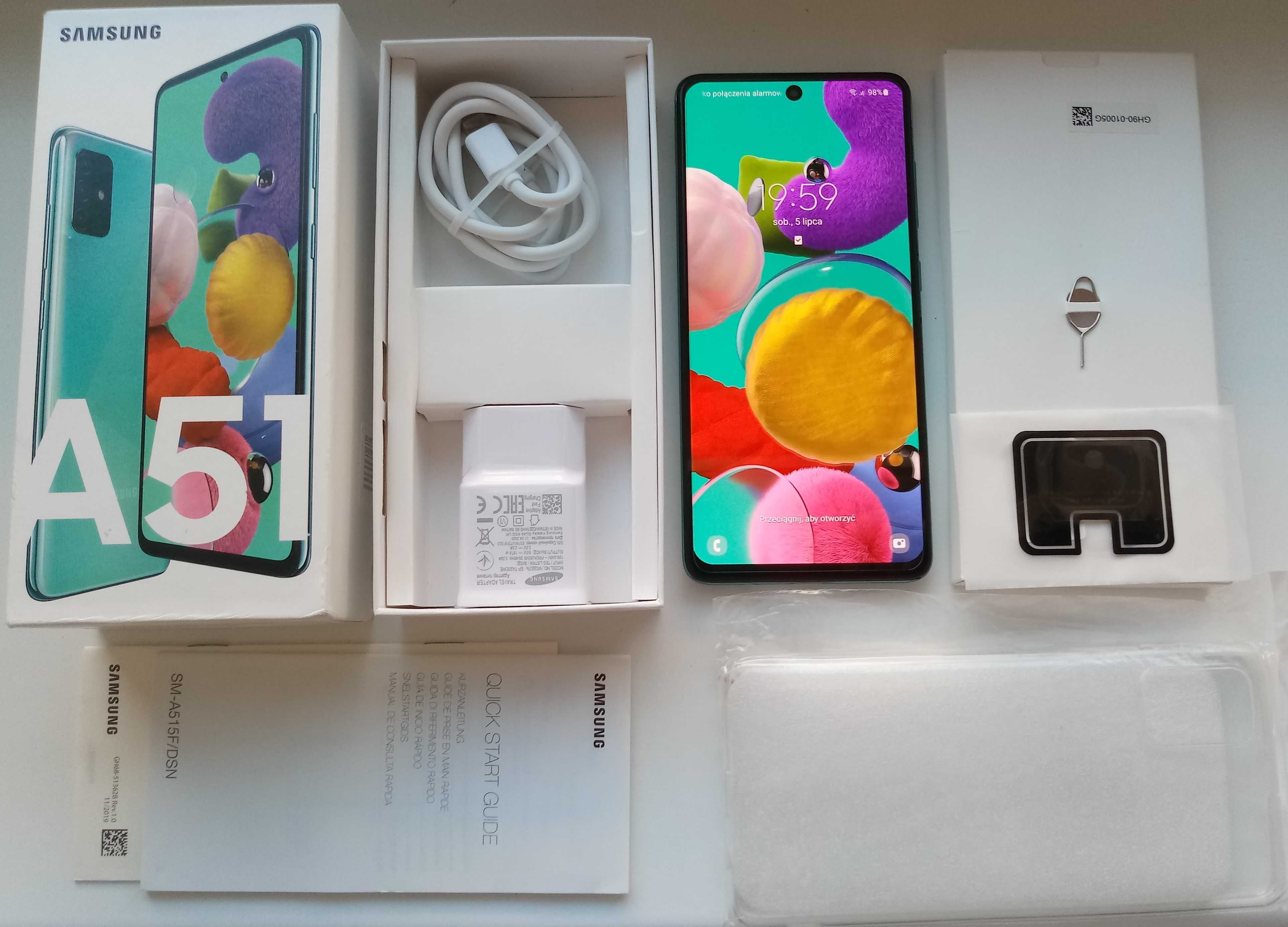 Samsung Galaxy A51 SM-A515 F/DSN  (128GB/4GB) stan BDB.
