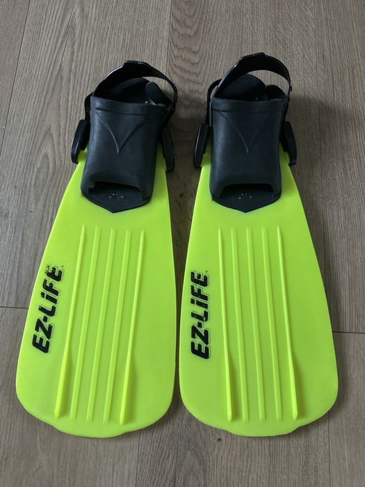 Ласти для плавання басейну дитячі регулюються на стопі по розміру ноги