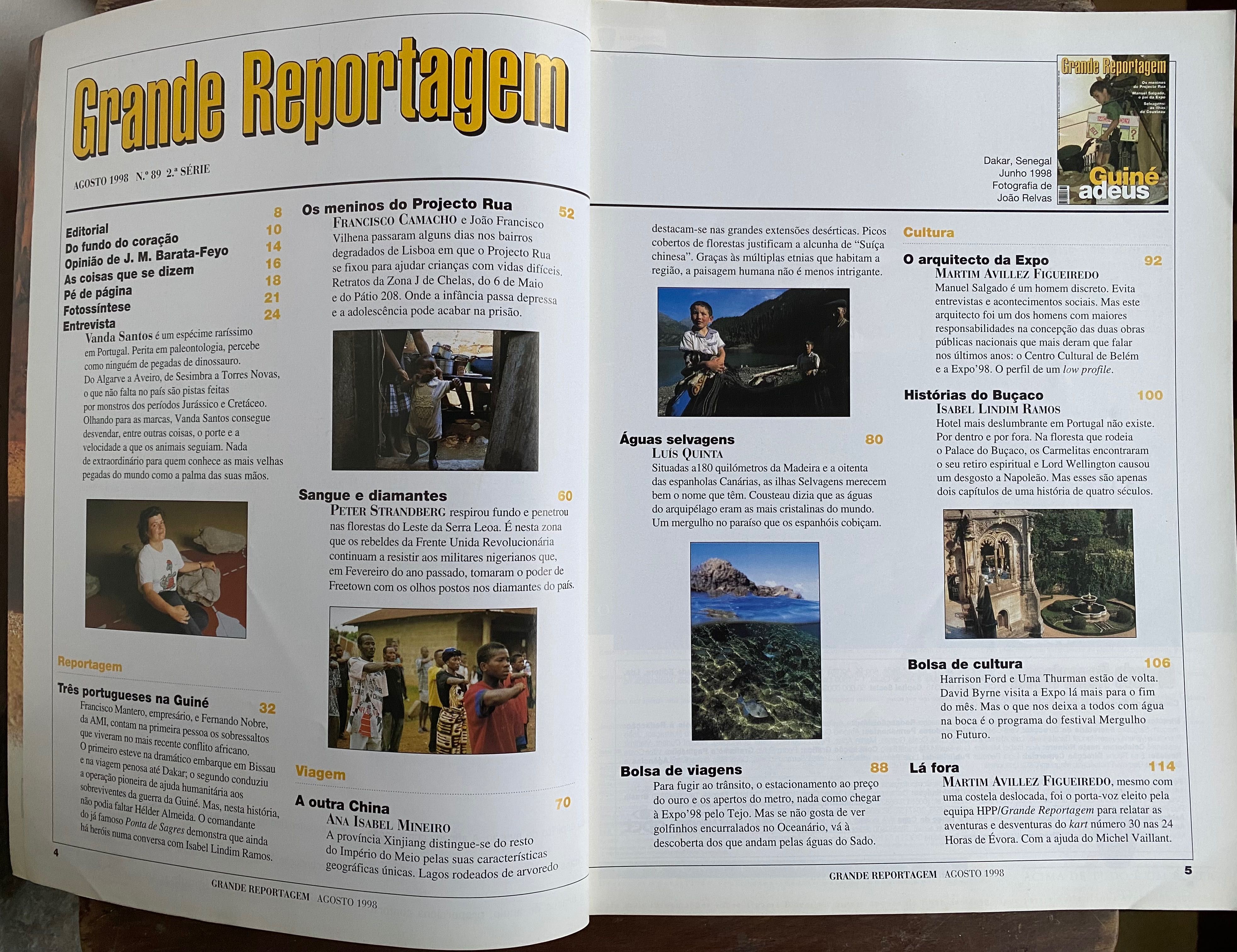 Lote 7 Revistas “Grande Reportagem”
