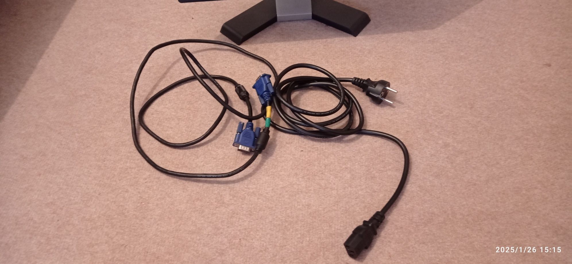Monitor Dell 19 + kable