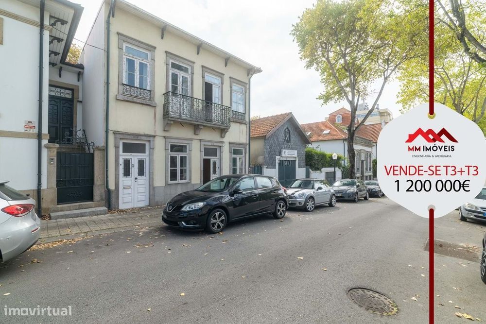 Moradia T6 | Foz do Douro | Praia | Jardim | Para remodelar