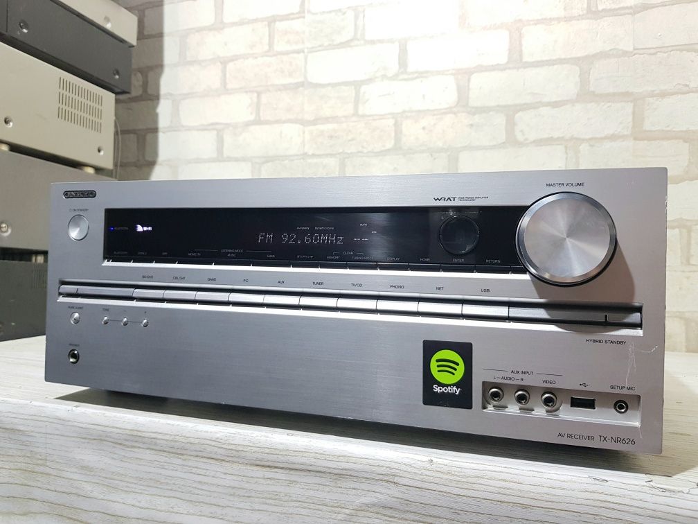 Пульт!7.2AV Ресивер Onkyo TX-NR 626,WiFi,Bluetooth 2.1,USB,3D, Spotify