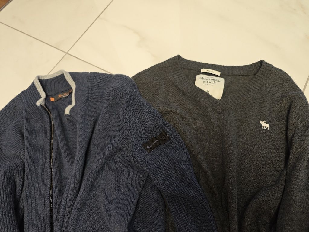 Bluza Sweter Levi's Abercrombie r.M - 4 szt.