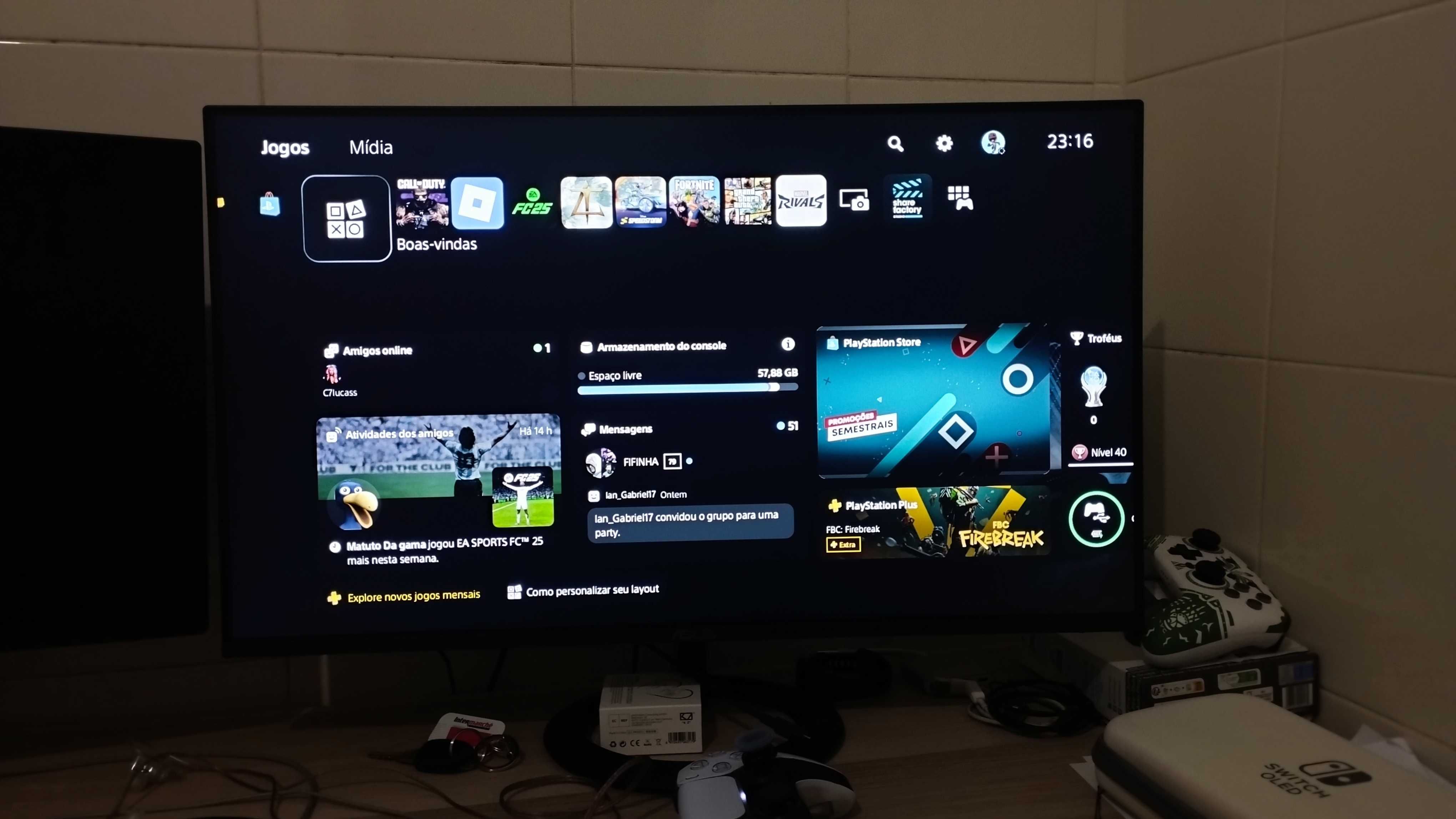 Monitor Asus 27 polegadas