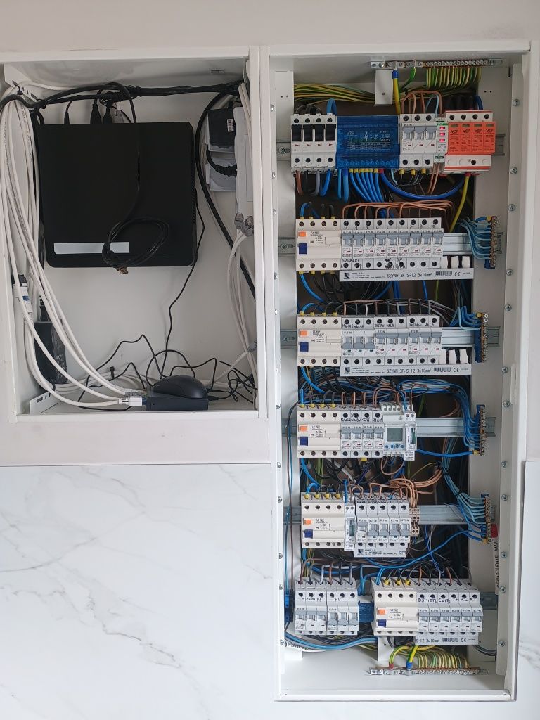 elektryk 24/7 ustawianie antenTV szafy rack monitoring