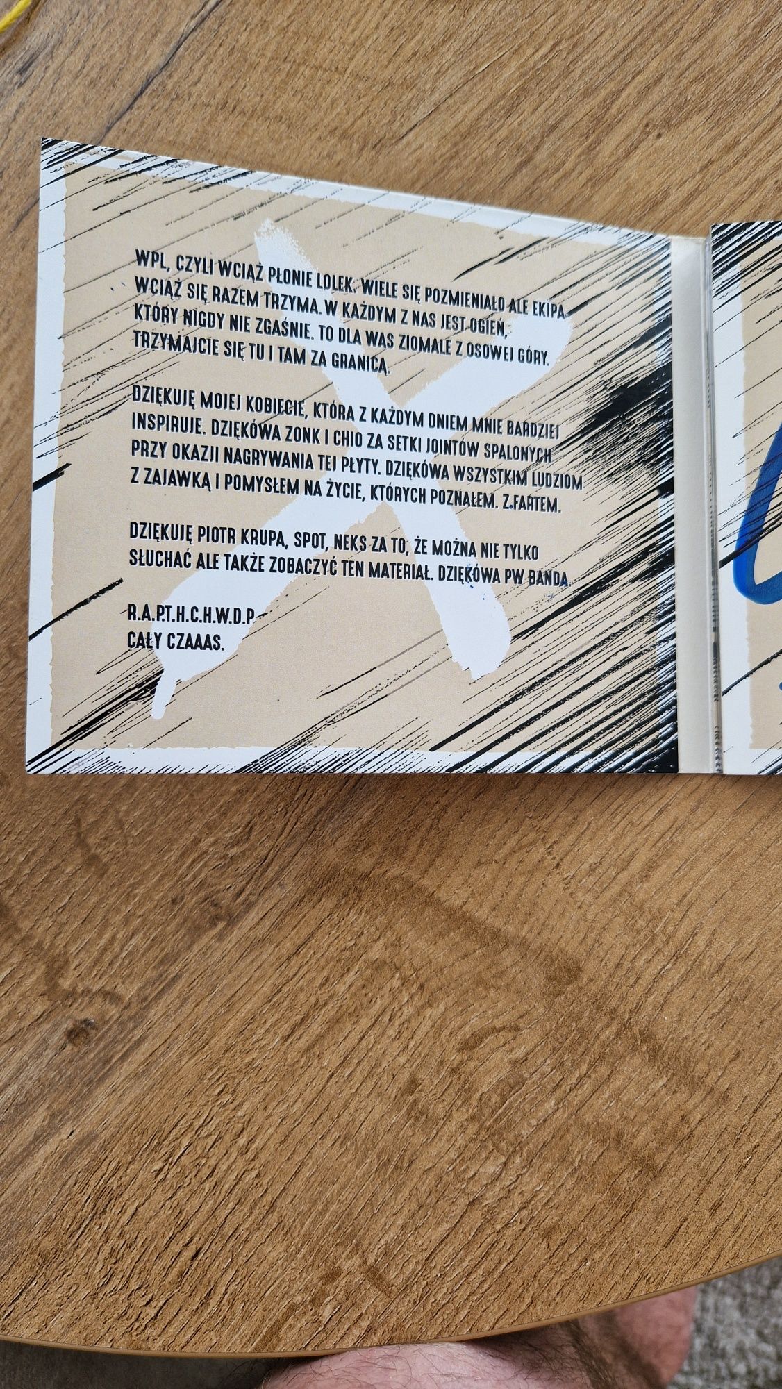 Somp WPL - Wciąż Płonie Lolek AUTOGRAF / Nigdy za pięknie