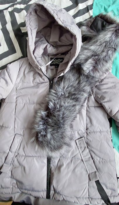 Kurtka puchowa szara
