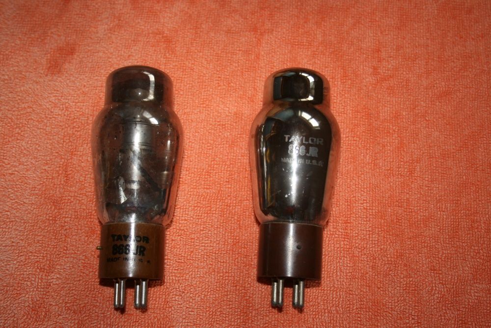 2- TAYLOR 866JR Tube Mercury Vapor Rectifier