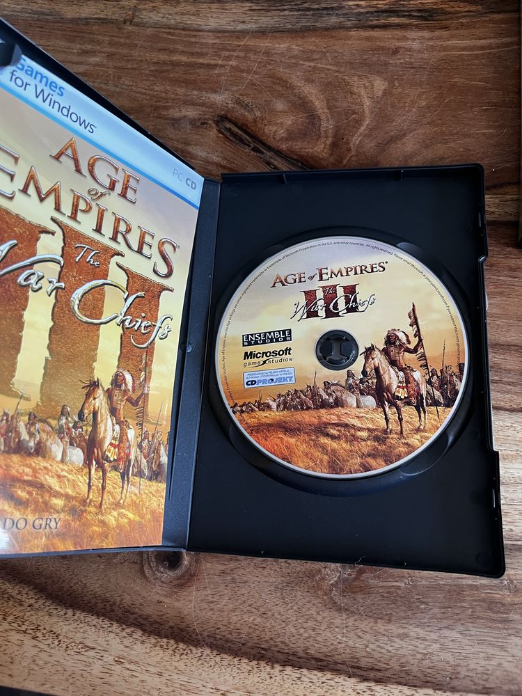 Gra PC CD-Rom Złota kolekcja Age of Empires III 3 + dodatek Unikat