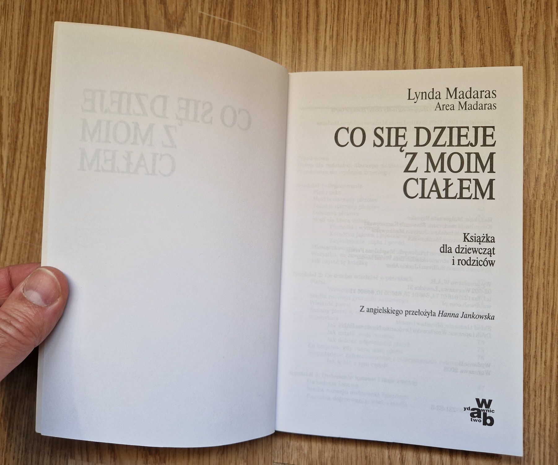 Co się dzieje z moim ciałem. Książka dla dziewcząt rodziców A. Madaras