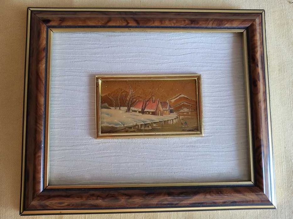 Quadro Italiano com Paisagem