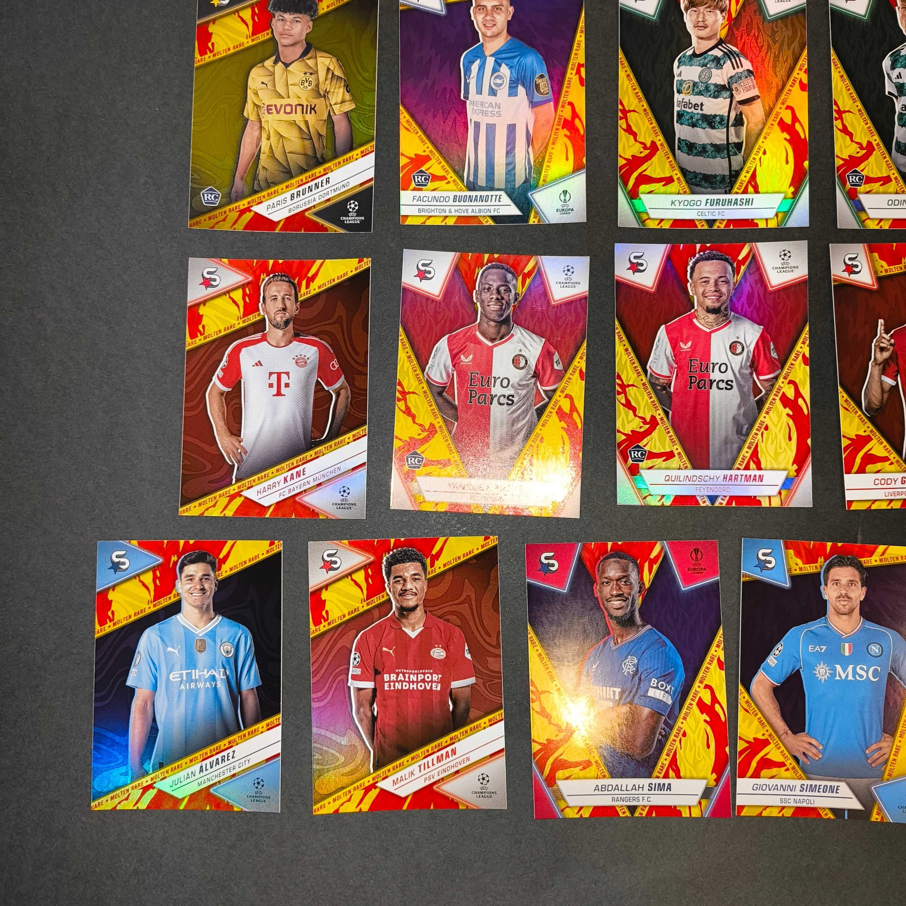Cartas Molten Rare Topps Superstars 2024